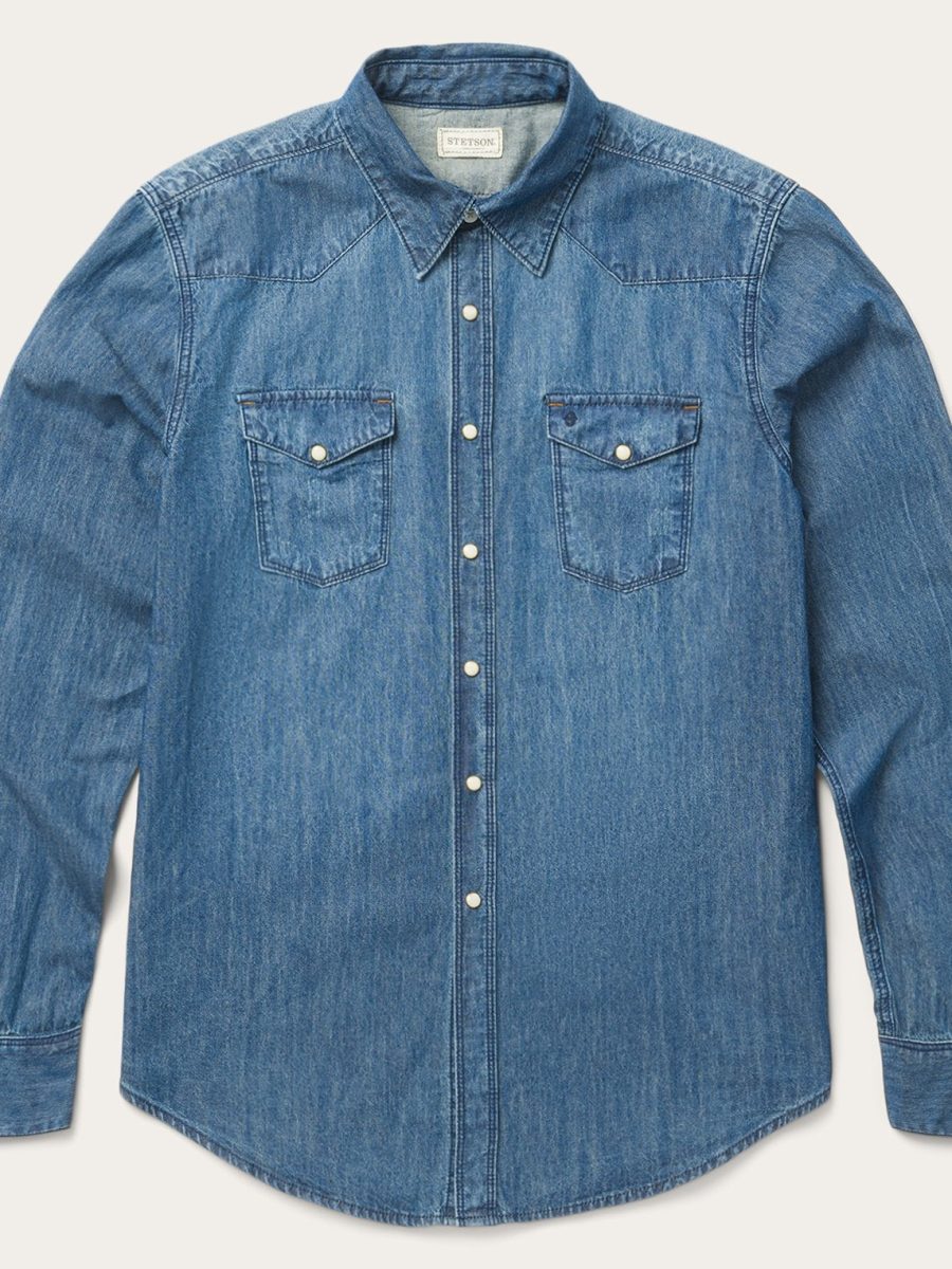 Medium Blue Denim Shirt