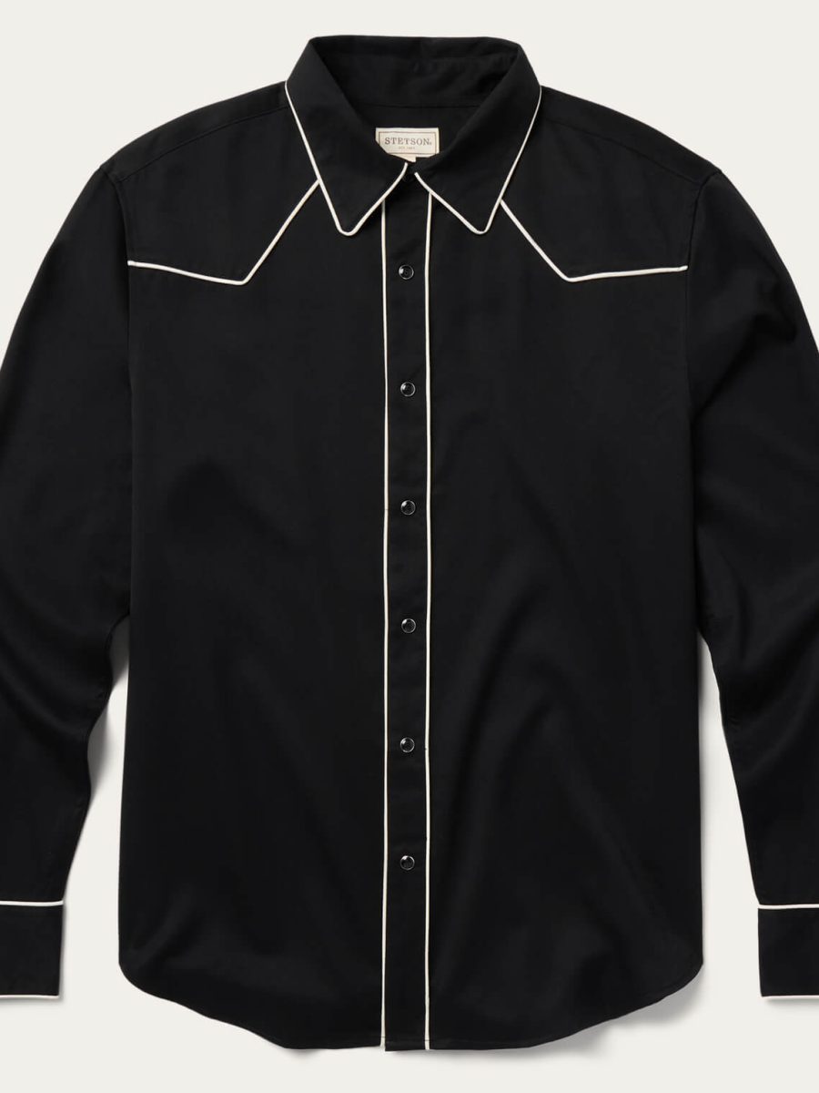 Vintage Piped Western Shirt