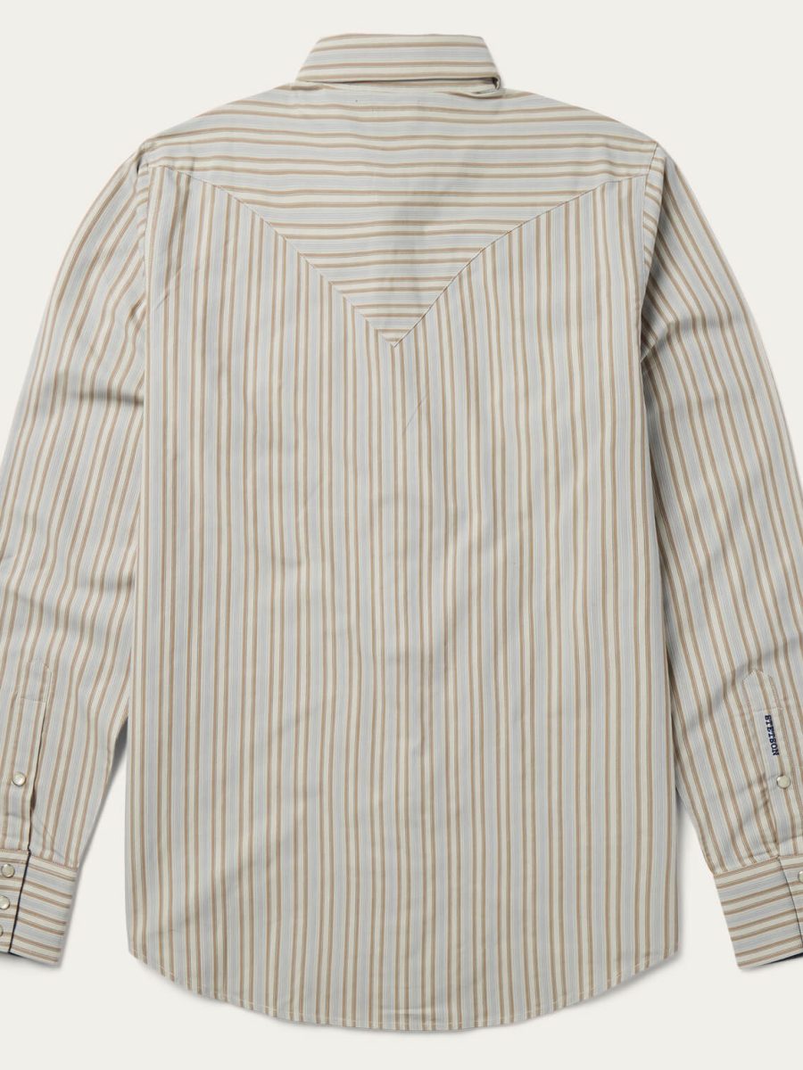 Ticking Stripe Western Shirt