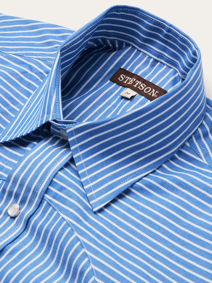 Blue Western Stripe Shirt