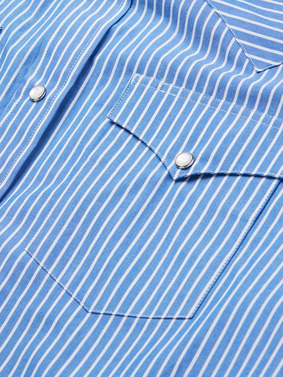 Blue Western Stripe Shirt