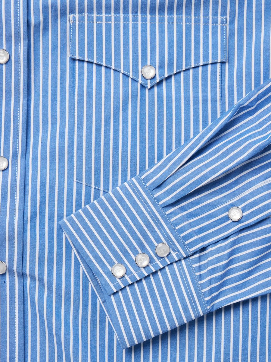 Blue Western Stripe Shirt