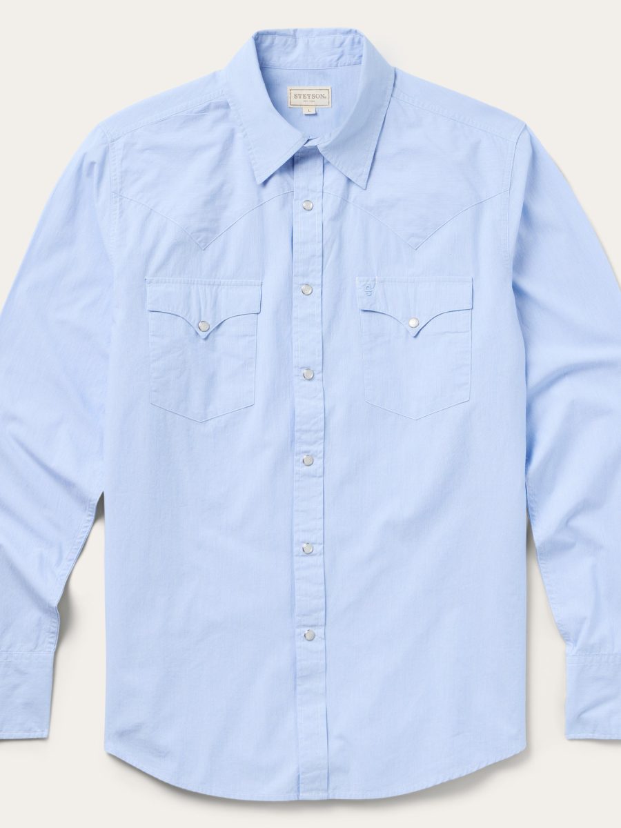 Fine Line Stripe Western Shirt