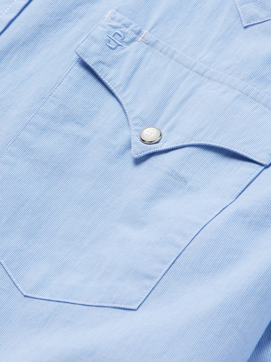 Fine Line Stripe Western Shirt