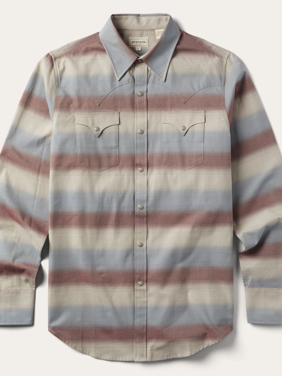 Ombre Stripe Twill Shirt