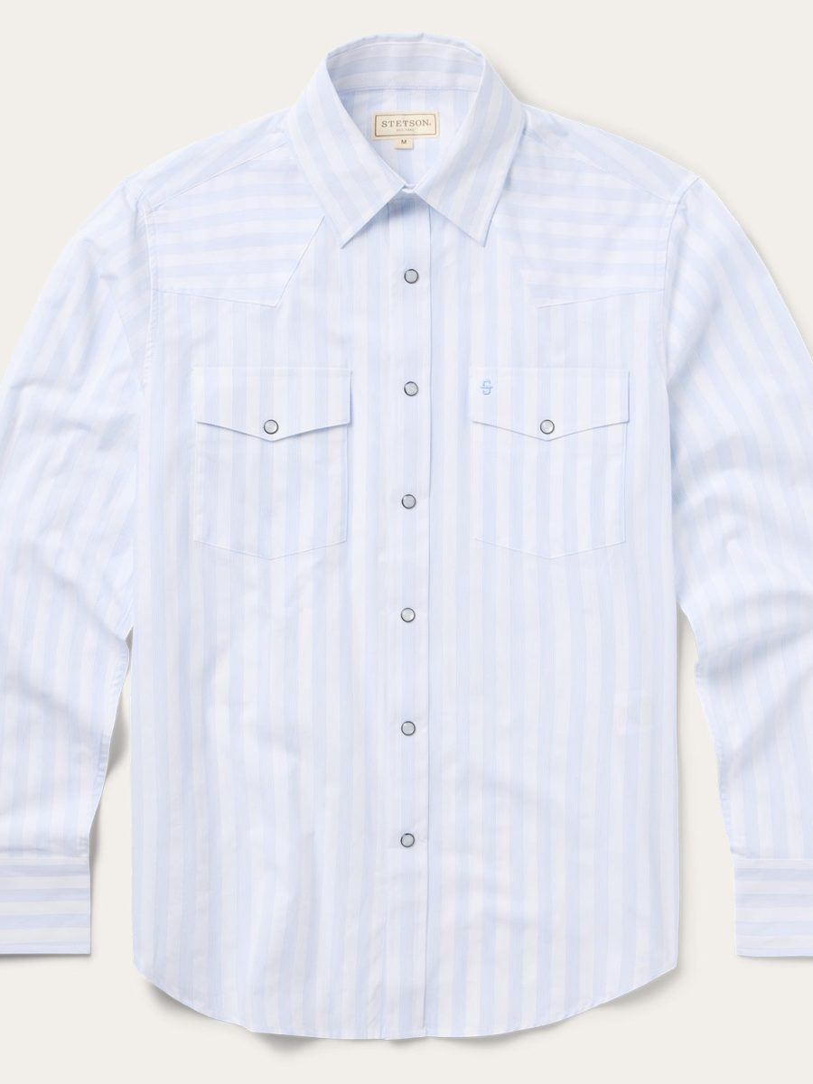 Stripe Oxford Western Shirt