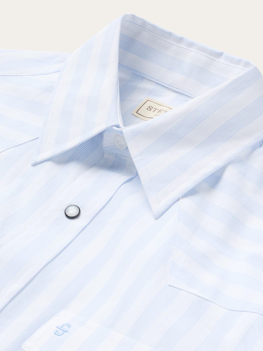 Stripe Oxford Western Shirt