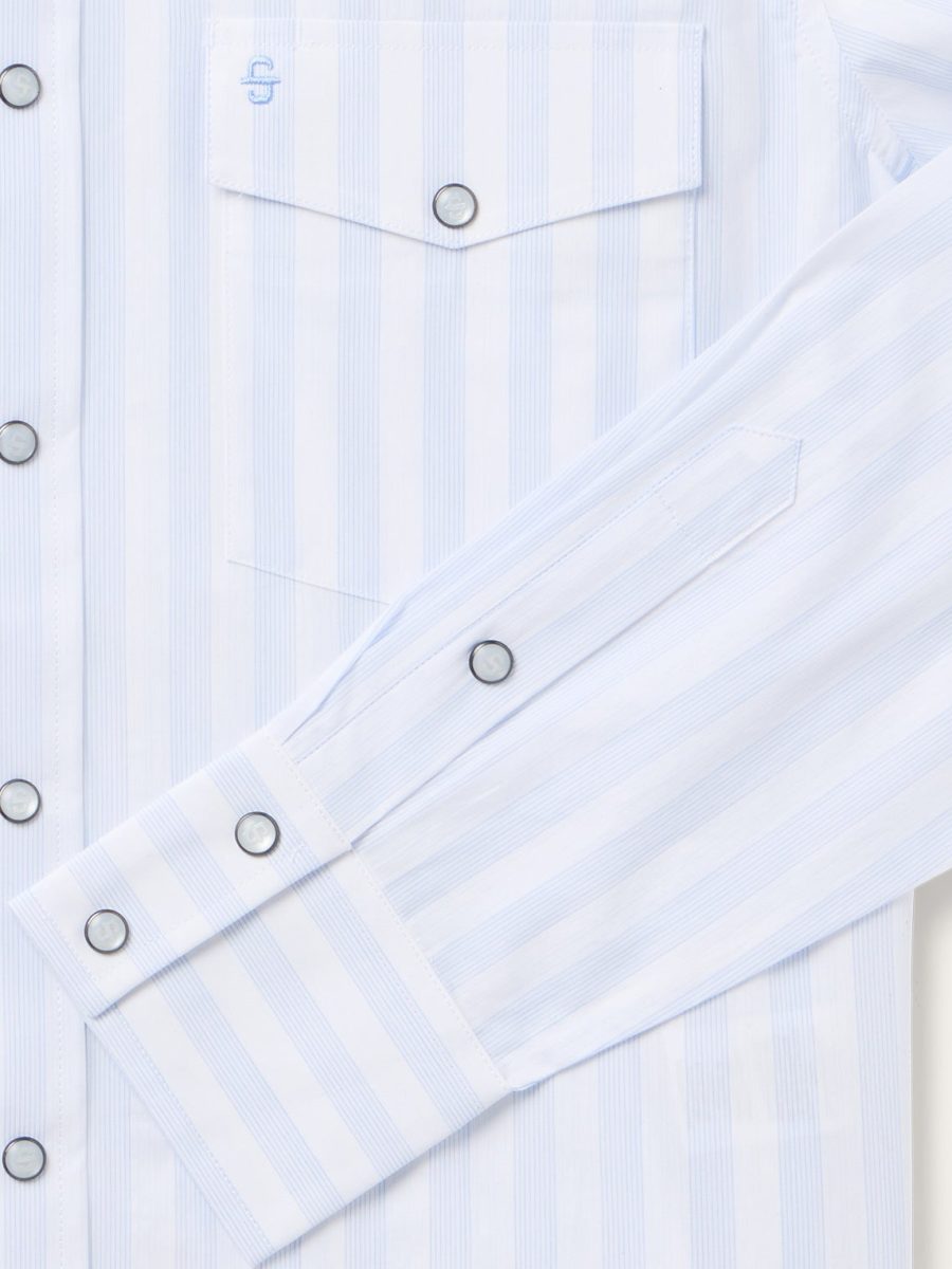 Stripe Oxford Western Shirt
