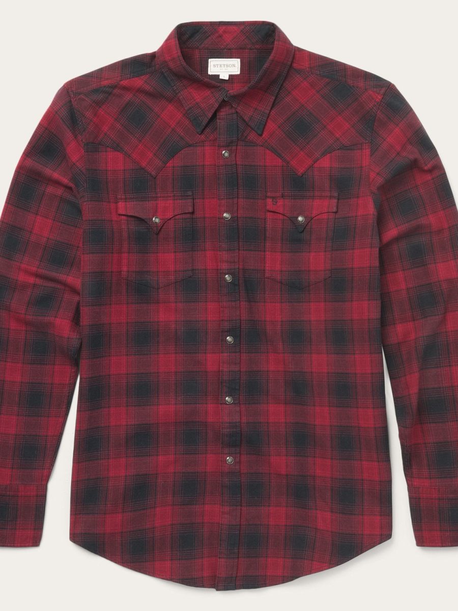 Brushed Twill Plaid Shirt