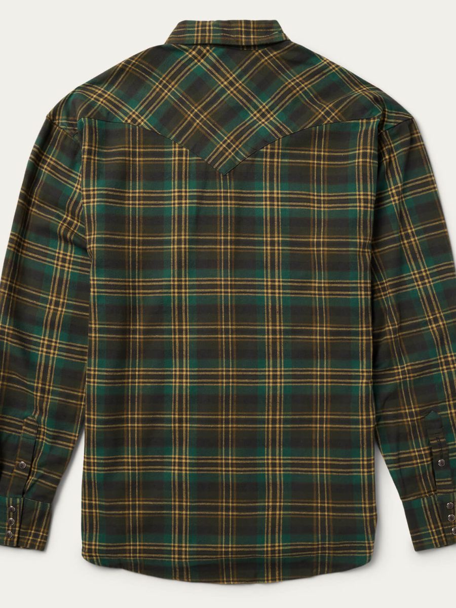 Brushed Flannel Western Shirt