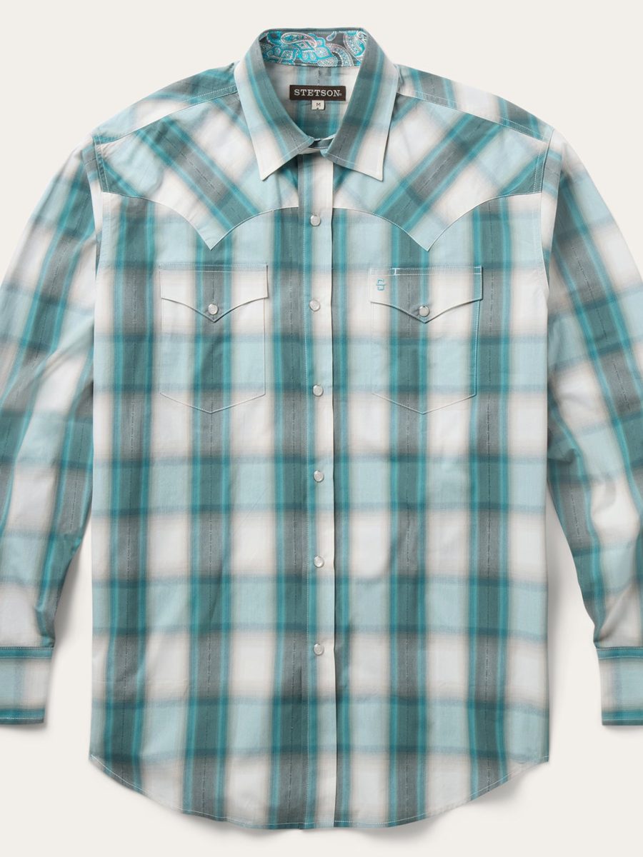 Bluebird Plaid Western Shirt