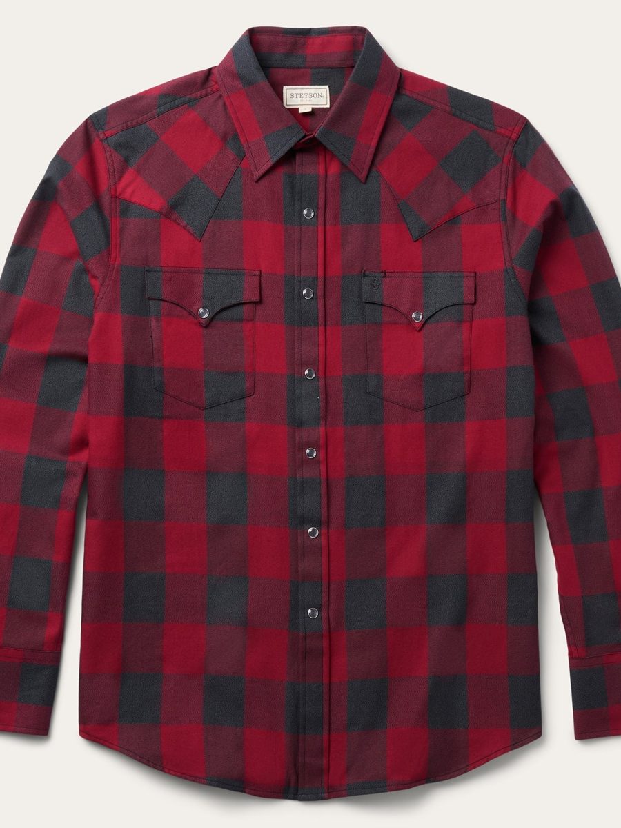Buffalo Plaid Western Shirt