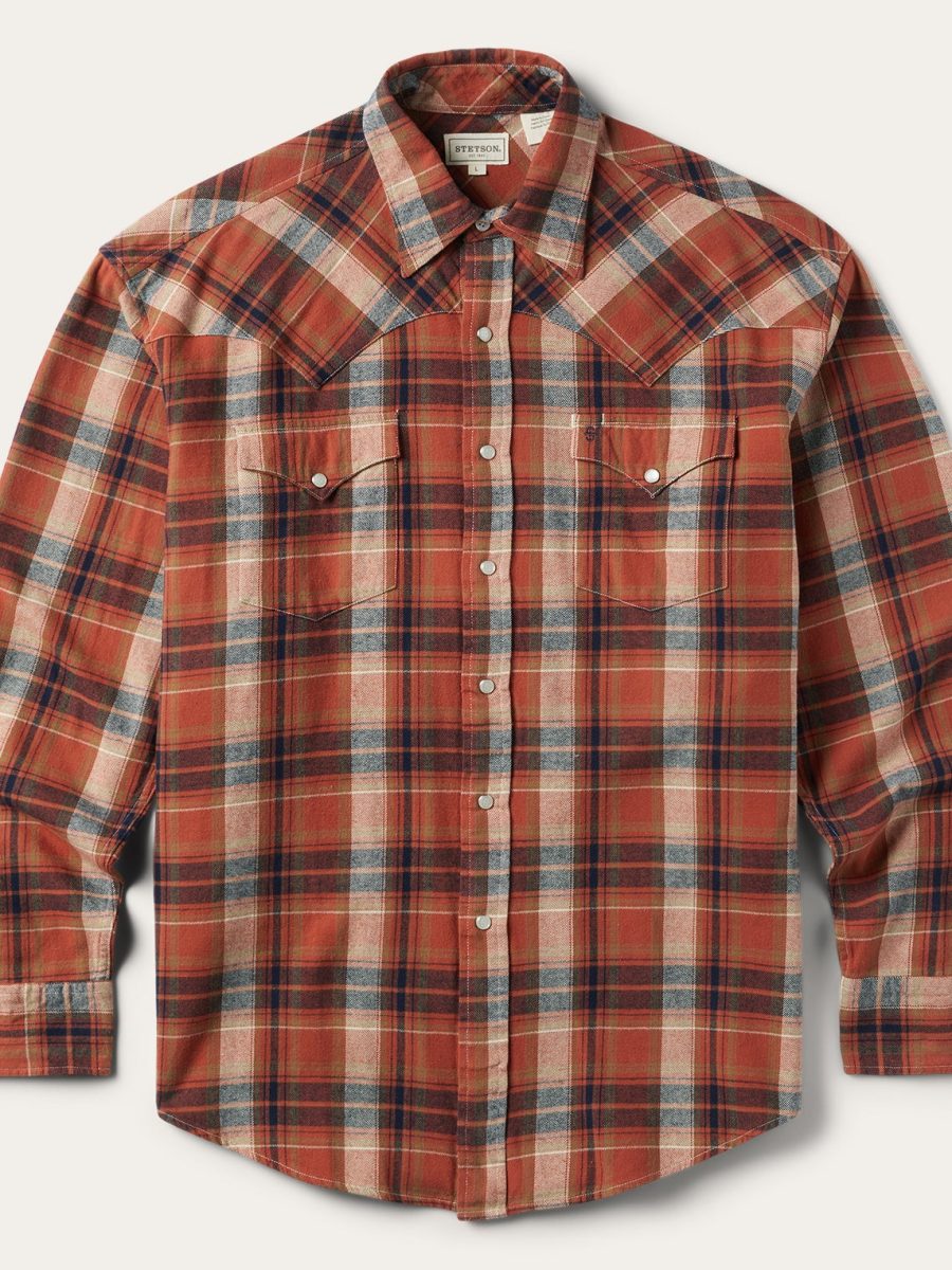 Brushed Twill Plaid Shirt