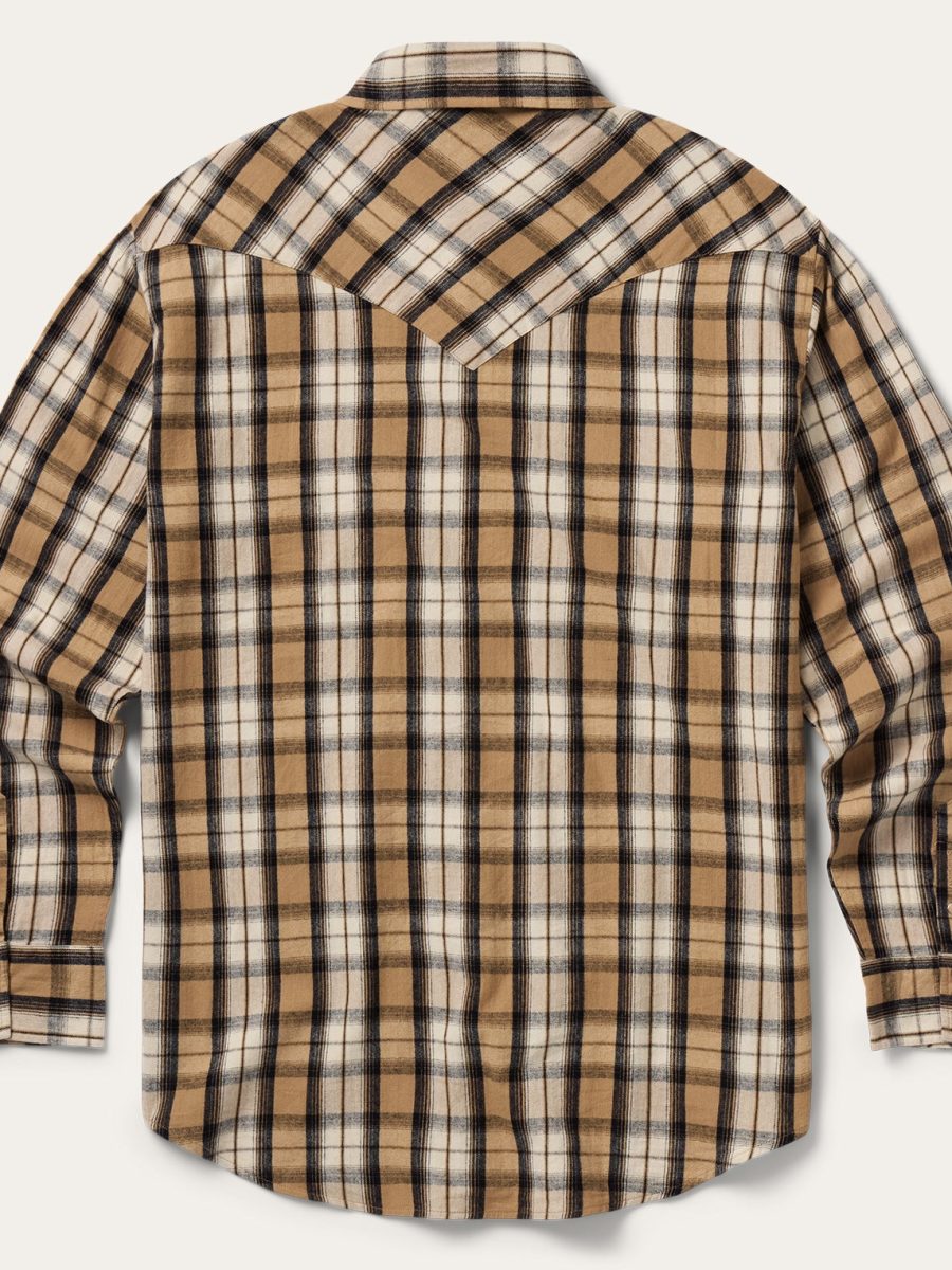 Flannel Plaid Western Shirt