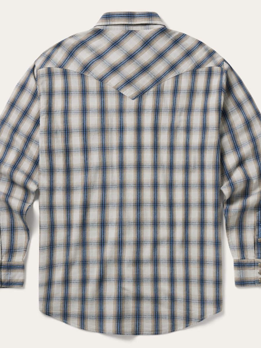 Flannel Plaid Western Shirt