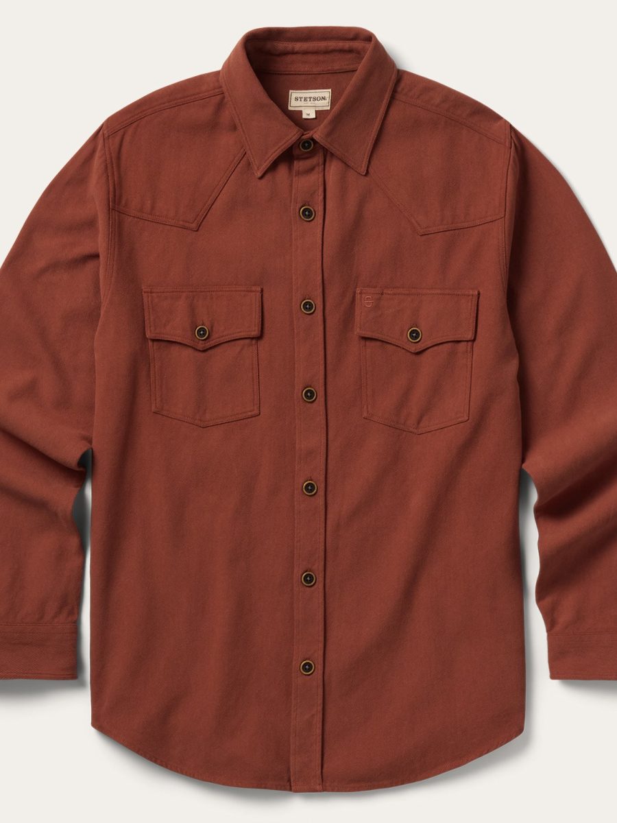 Rugged Twill Western Shirt Jacket