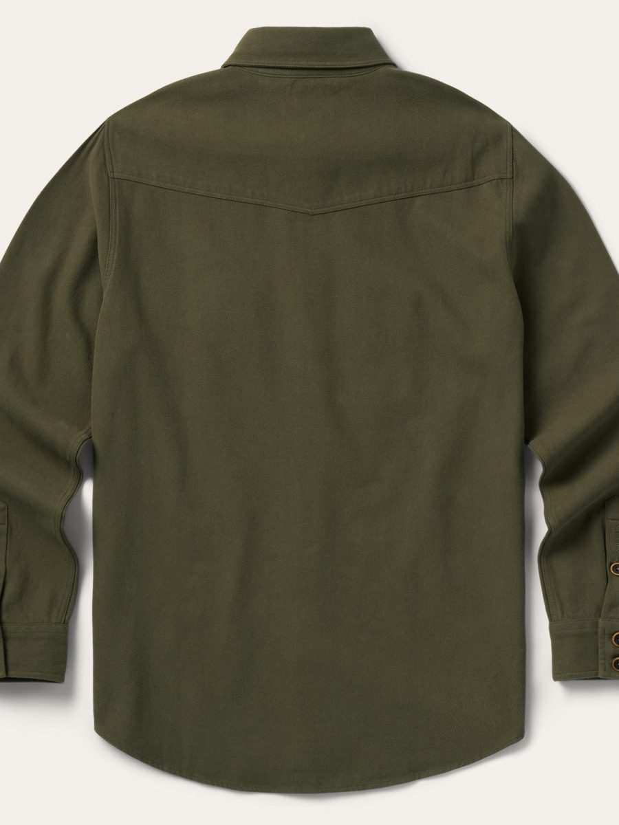 Rugged Twill Western Shirt Jacket