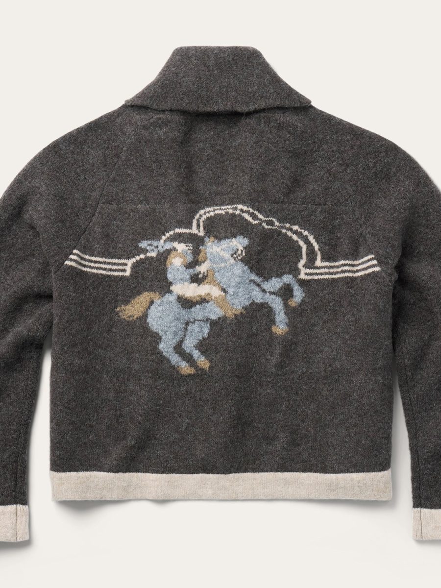 Cropped Retro Cowgirl Sweater