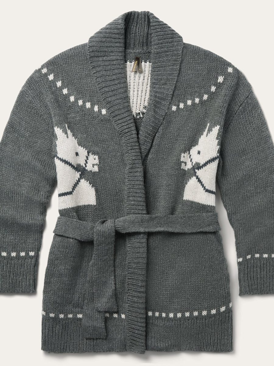 Horse Head Cardigan Sweater