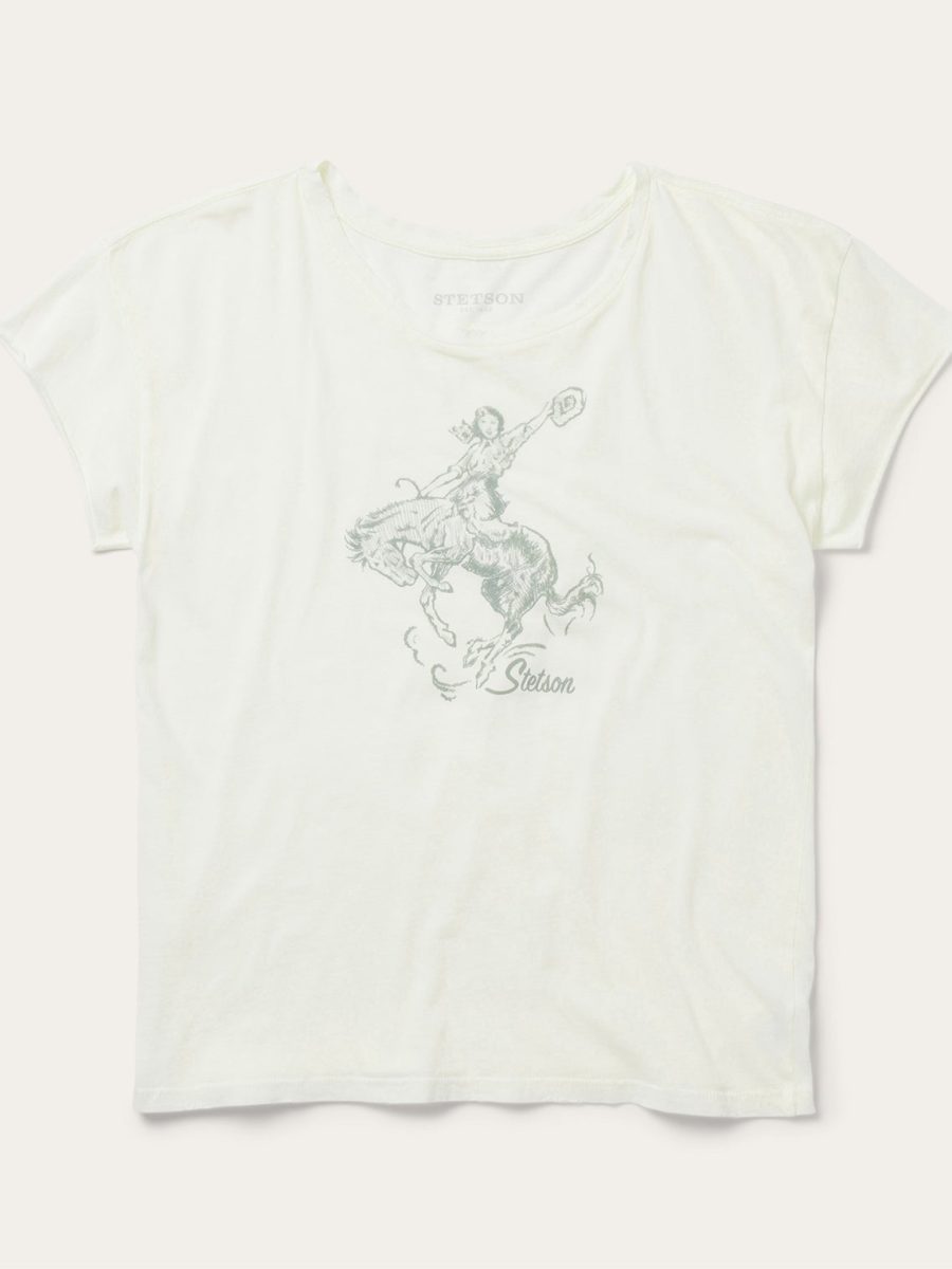 Bucking Cowgirl Graphic Tee
