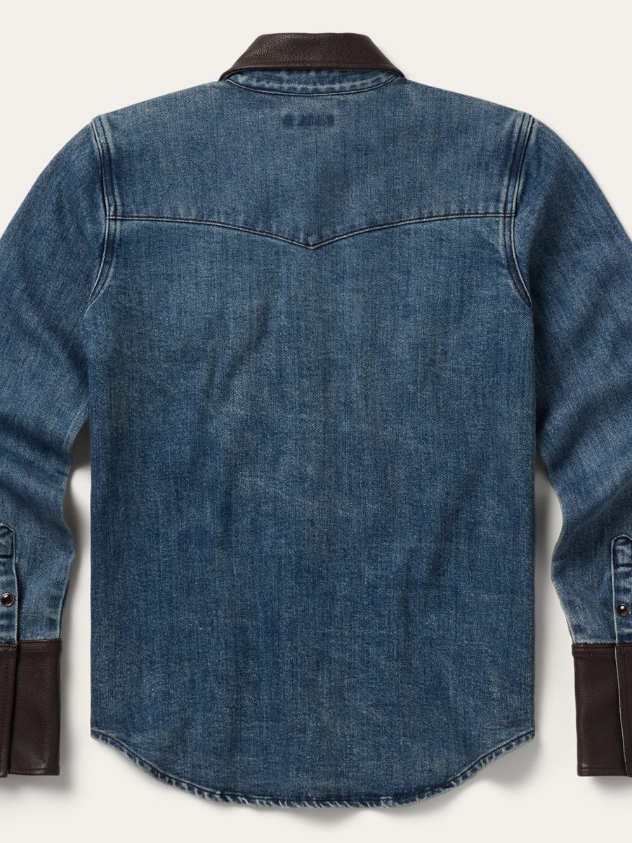 Stretch Denim Western Shirt