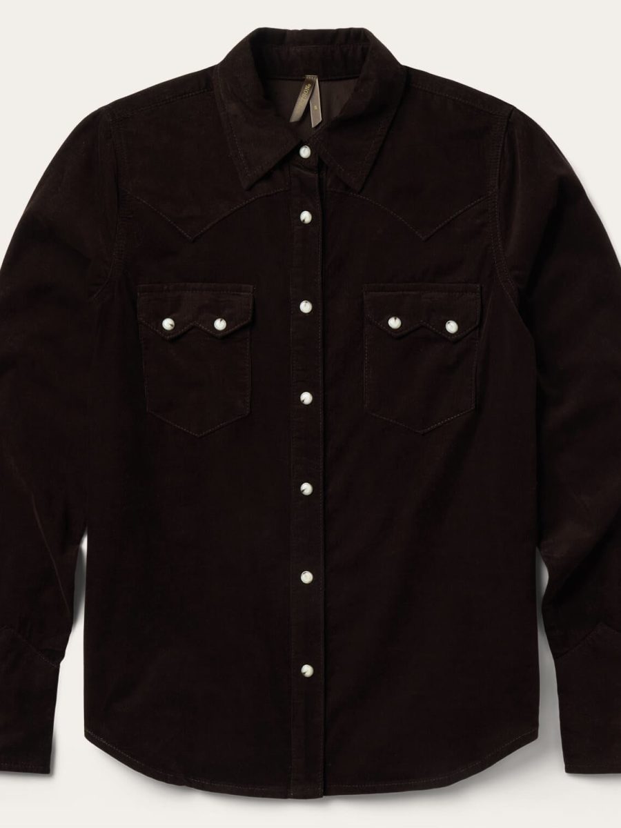 Corduroy Denim Western Shirt
