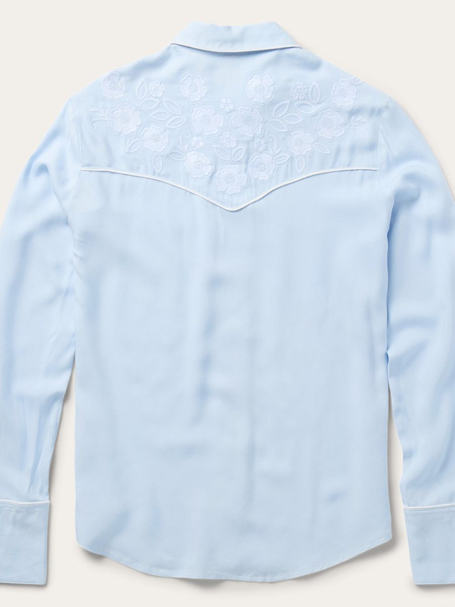 Embroidered Retro Western Shirt