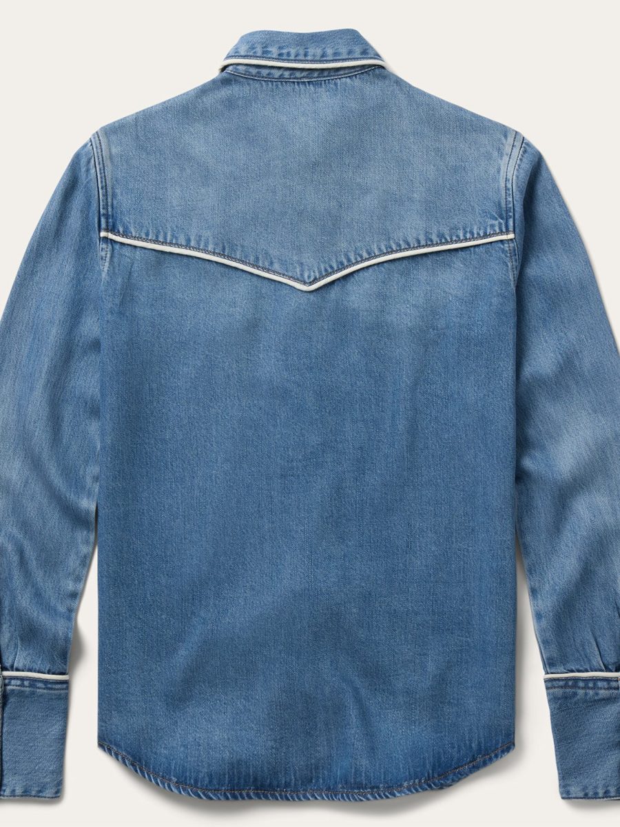 Piped Denim Shirt