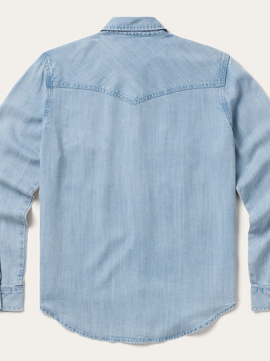 Light Denim Western Shirt