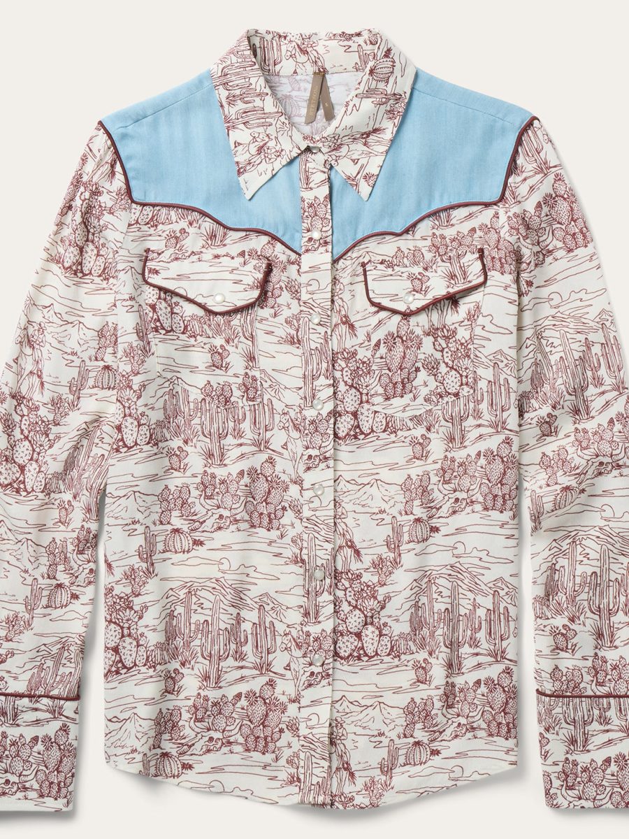Desert Toile Print Shirt