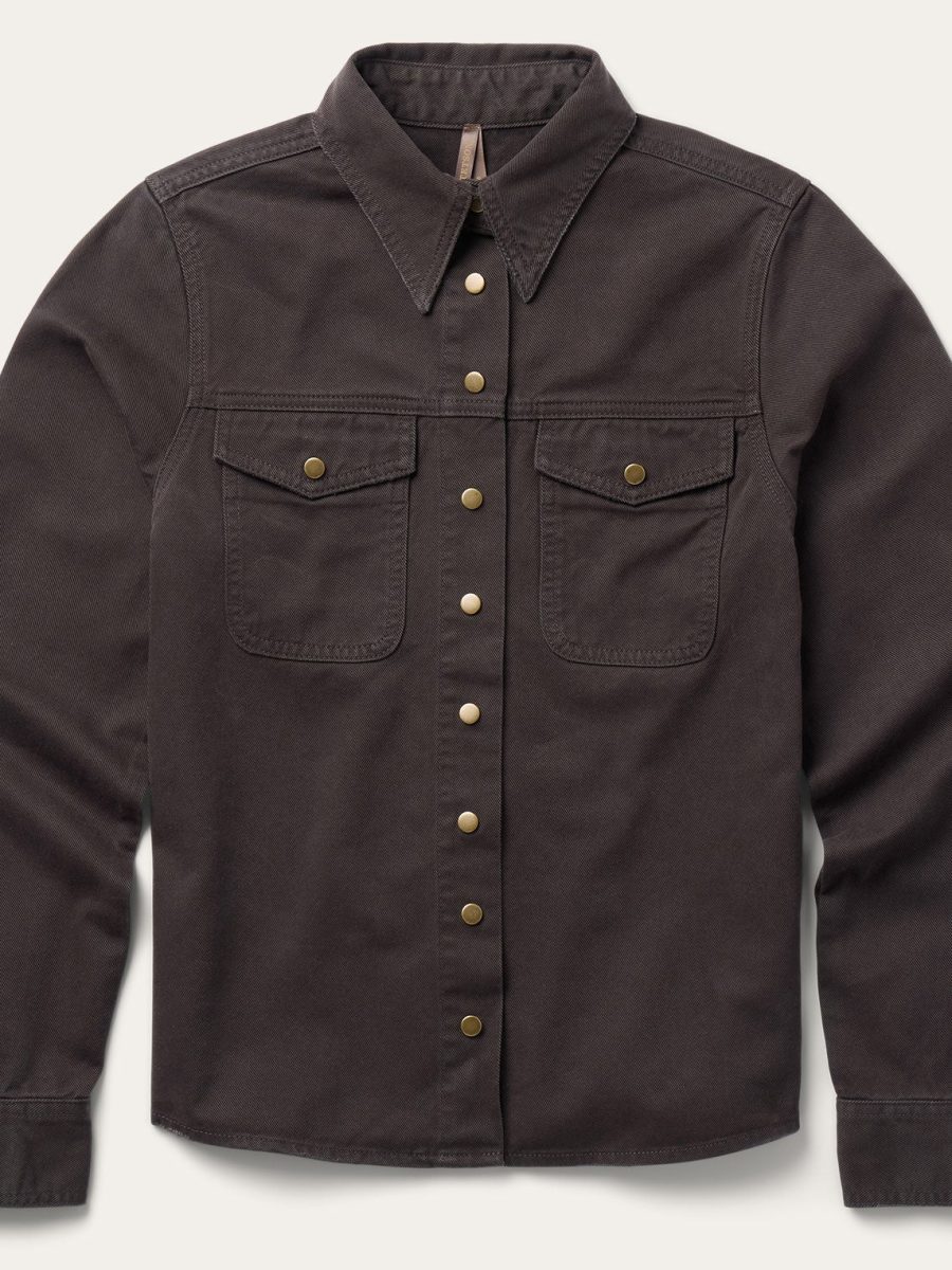 Desert Scene Embroidered Western Shirt