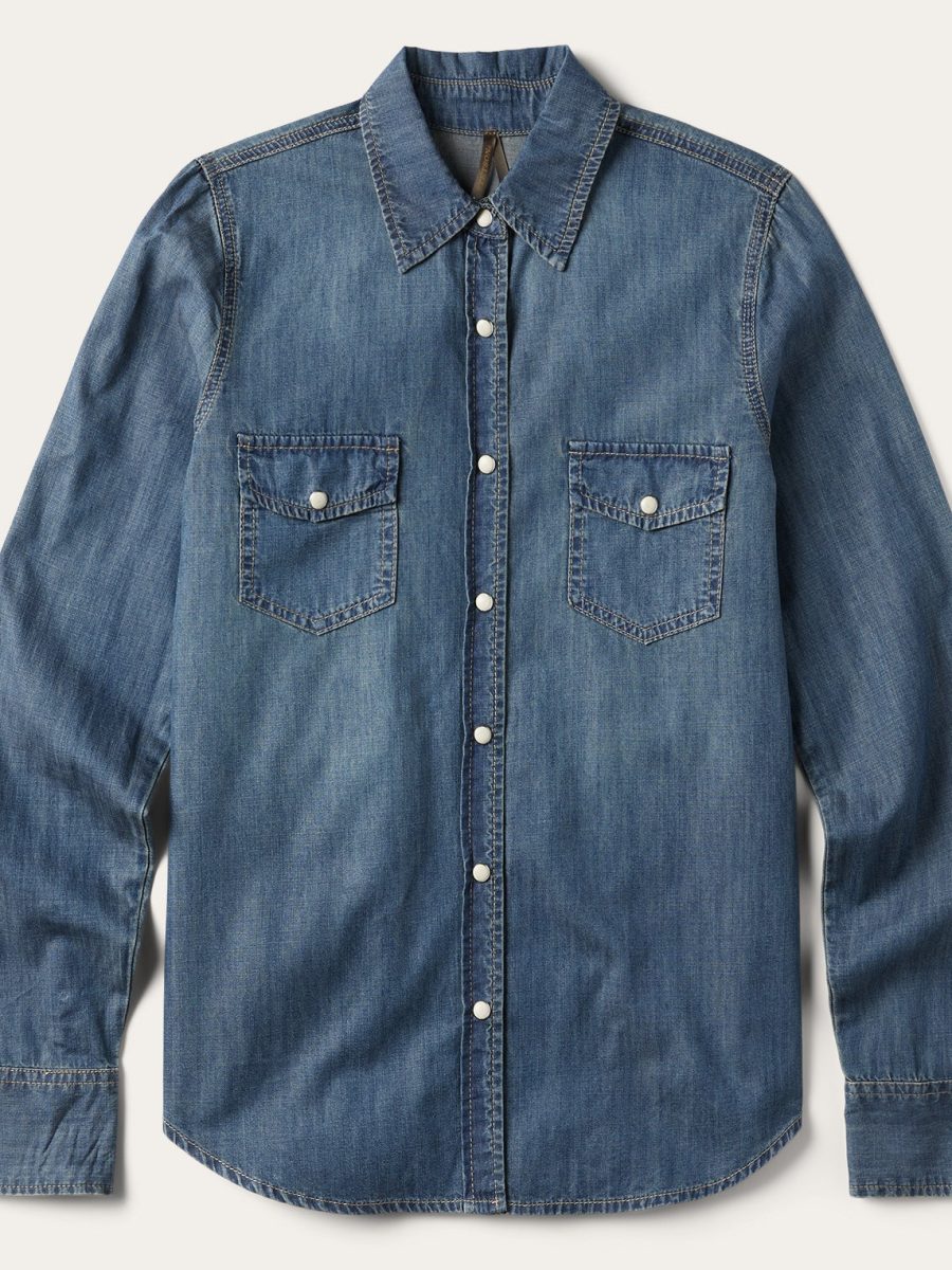 Boyfriend Fit Denim Shirt