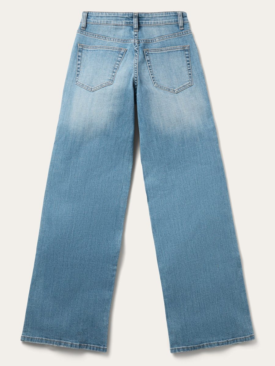 675 Mid-Rise Wide Leg Jeans