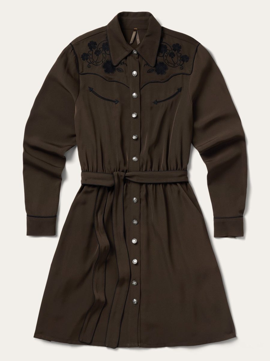 Smile Pocket Western Dress
