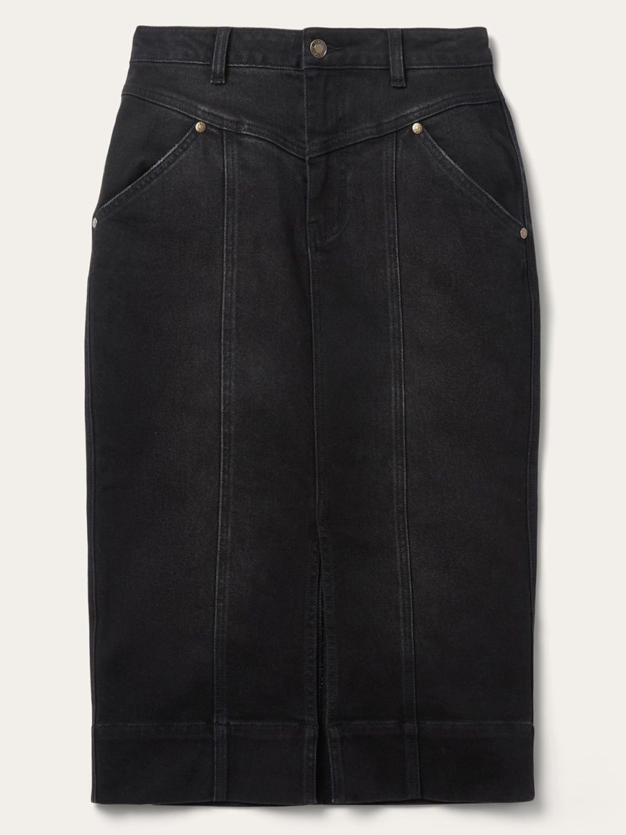 Denim Maxi Skirt