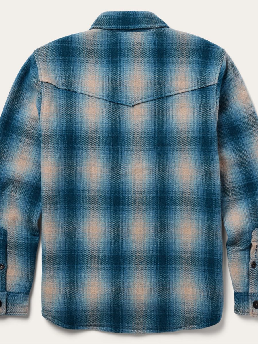 Wool Plaid Shirt Jacket