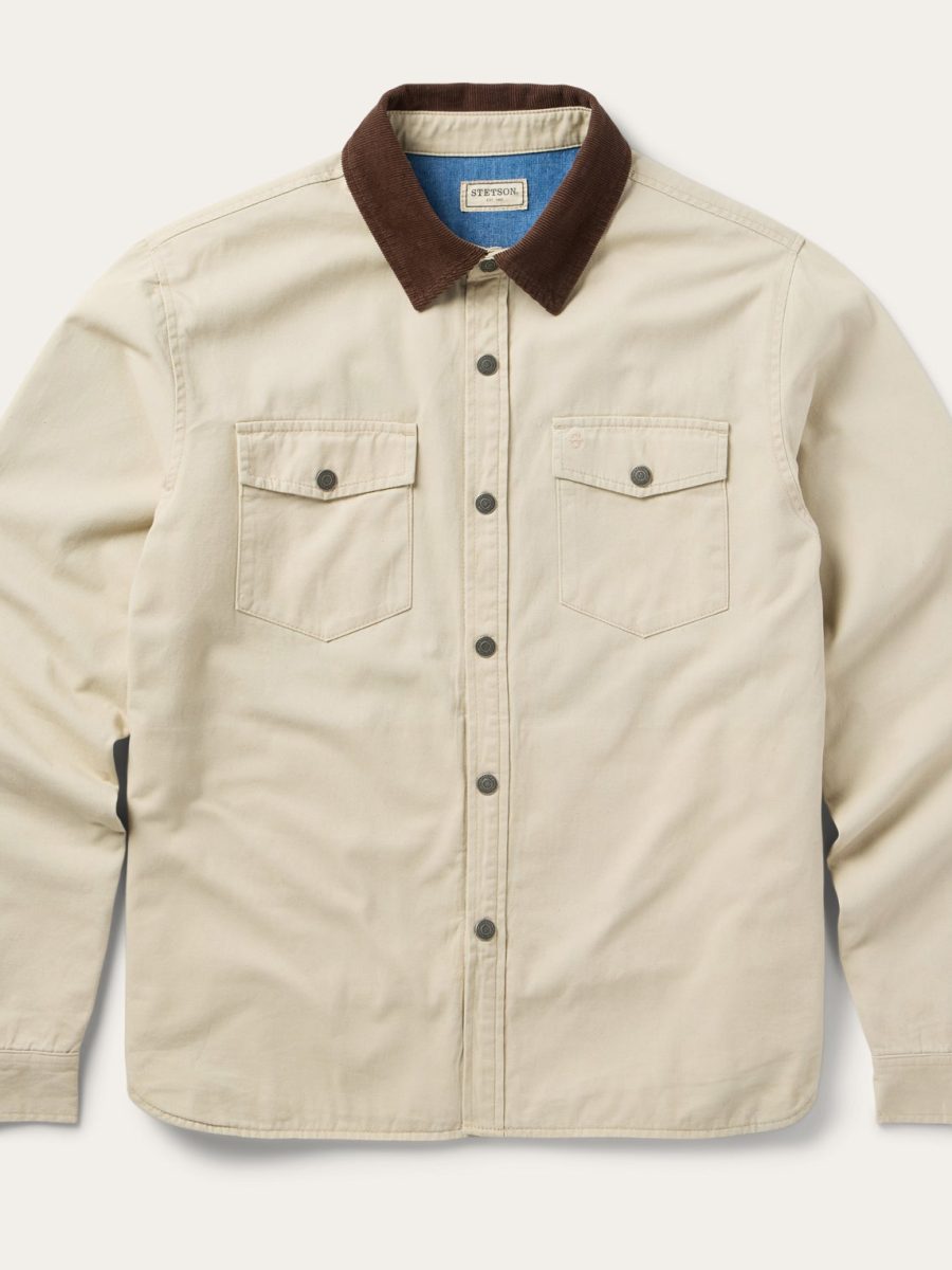 Corduroy Collar Shirt Jacket