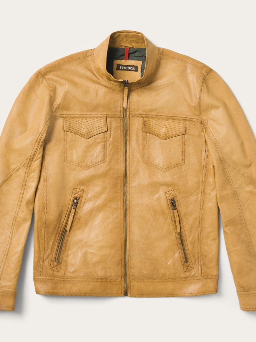 Butter Soft Distressed Leather Jacket
