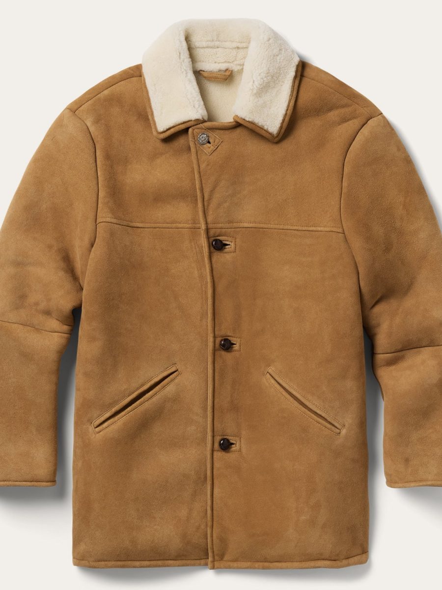 Suede Shearling Ranch Coat