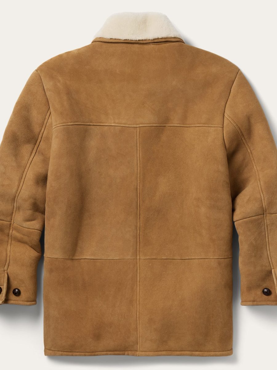Suede Shearling Ranch Coat