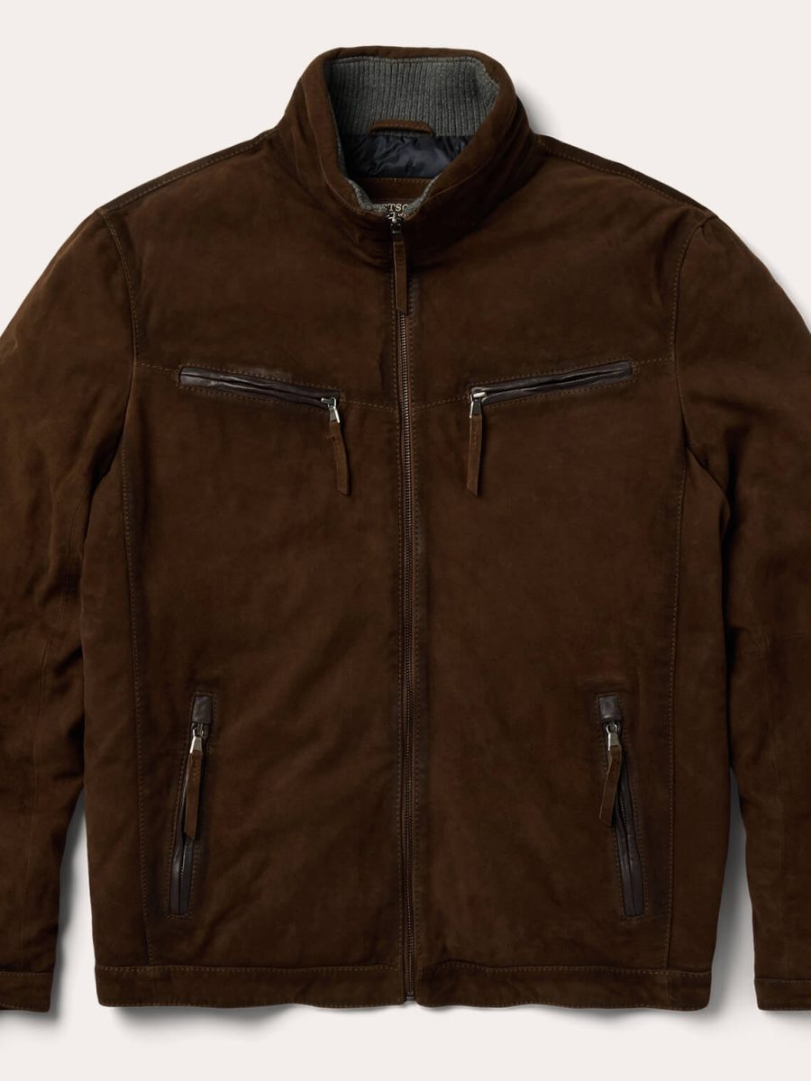 Suede Moto Jacket