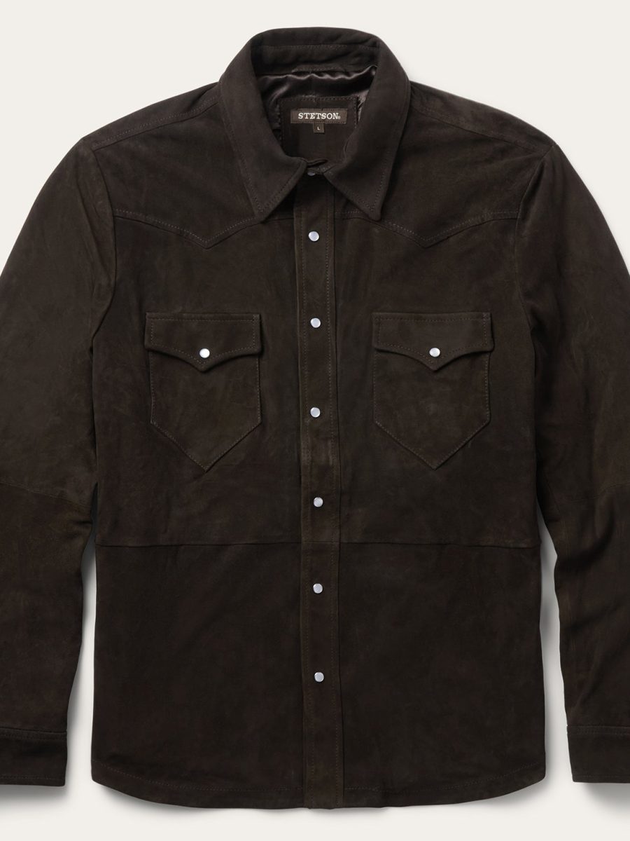 Suede Shirt Jacket