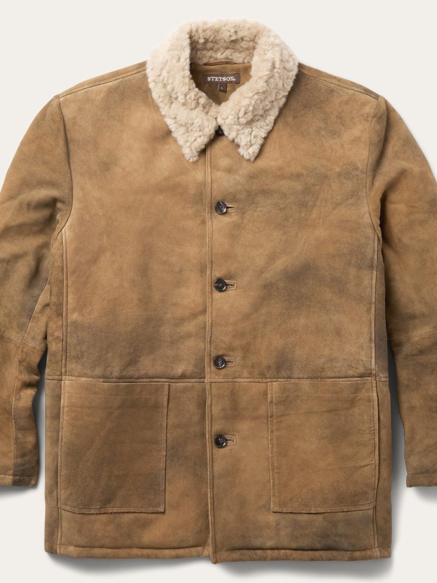 Antique Suede Shearling Jacket