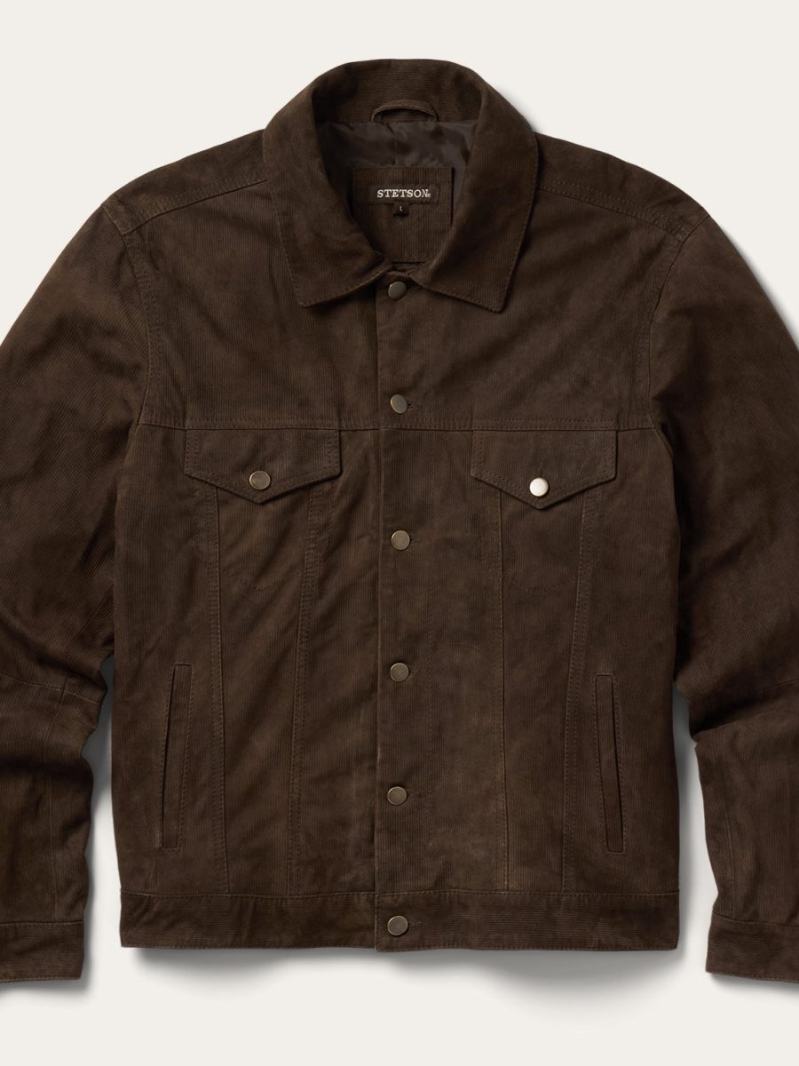 Cord Suede Jean Jacket