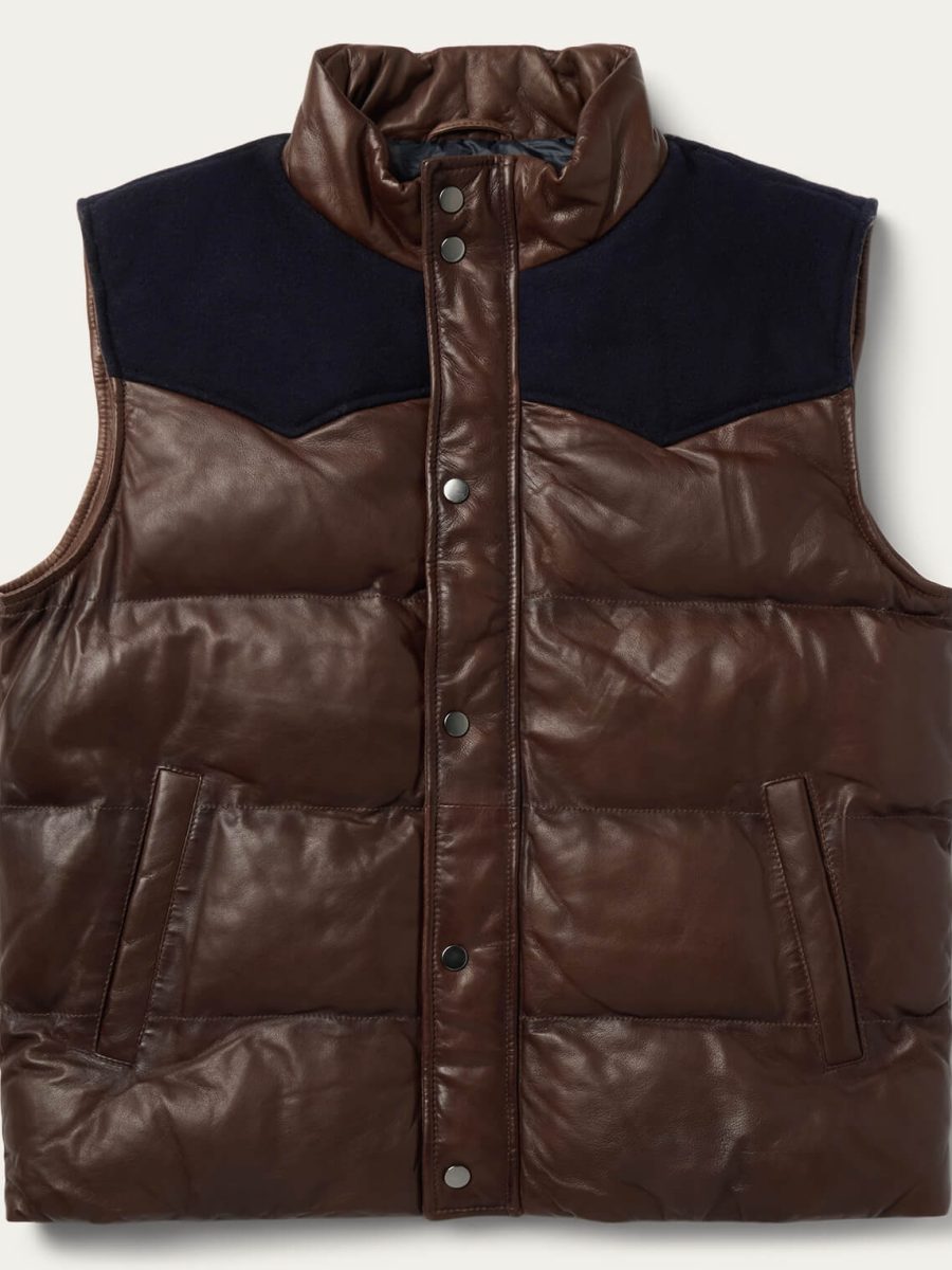 Quilted Leather Vest