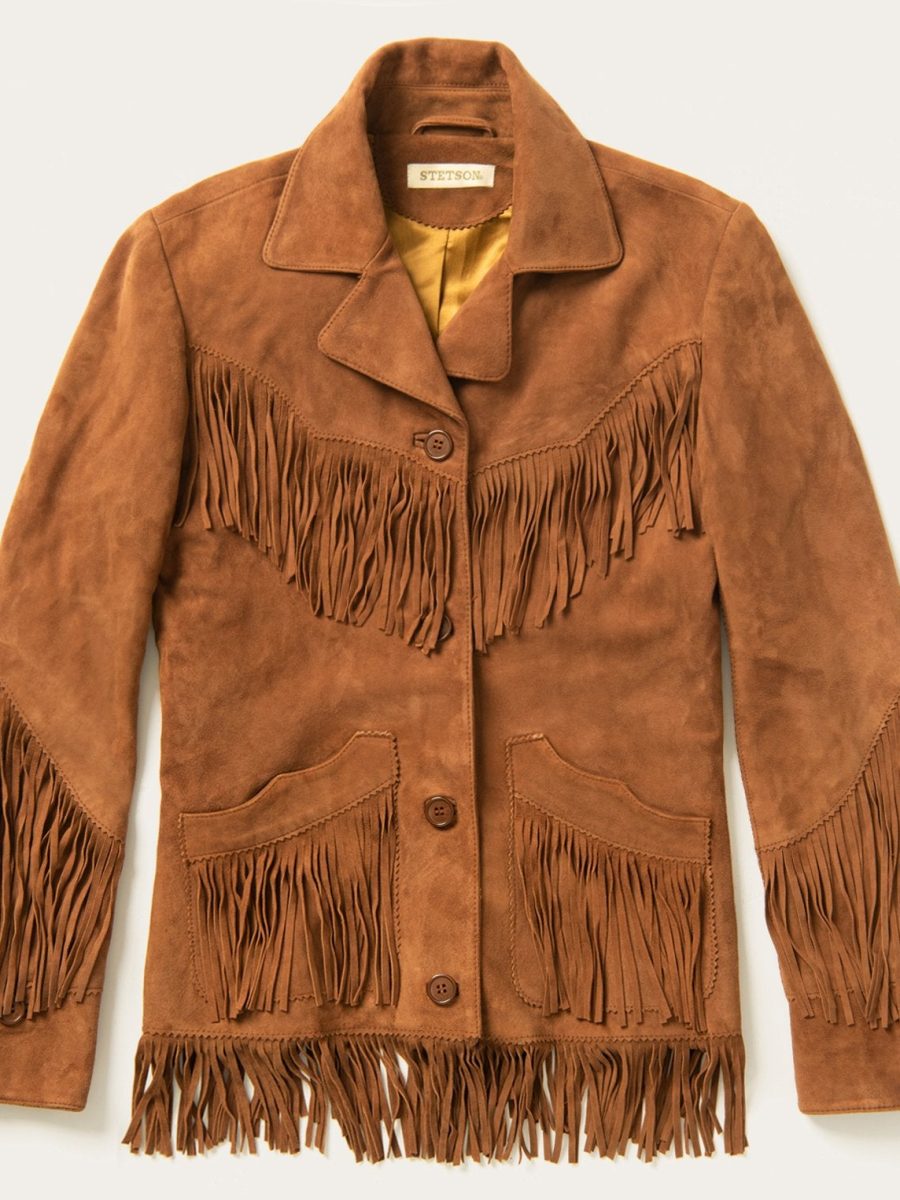 Lamb Suede Fringed Jacket