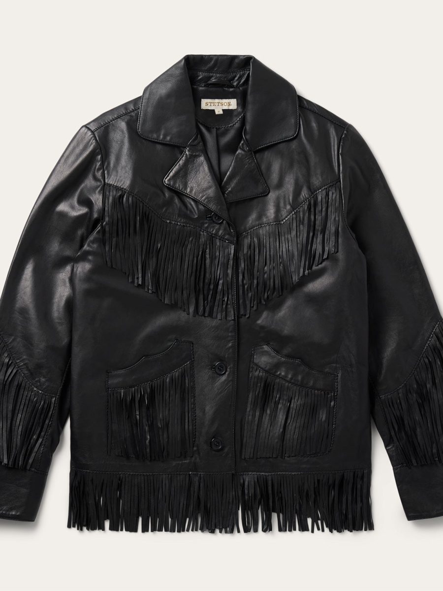 Fringe Leather Jacket