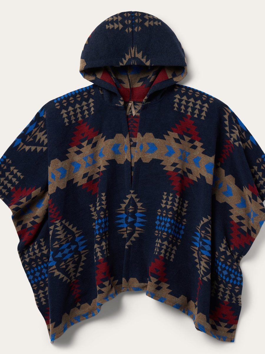 Hooded Serape Blanket Wrap