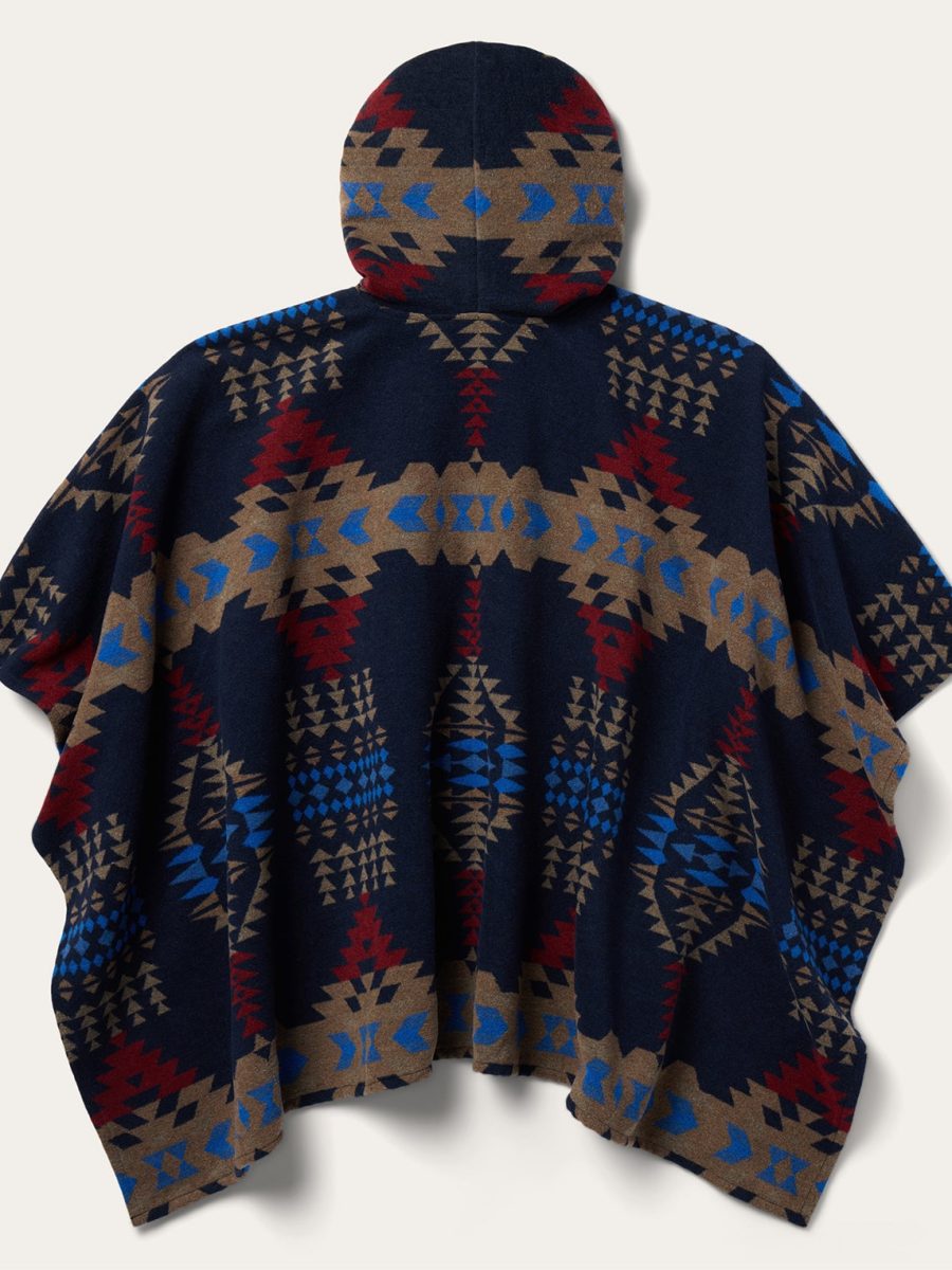 Hooded Serape Blanket Wrap