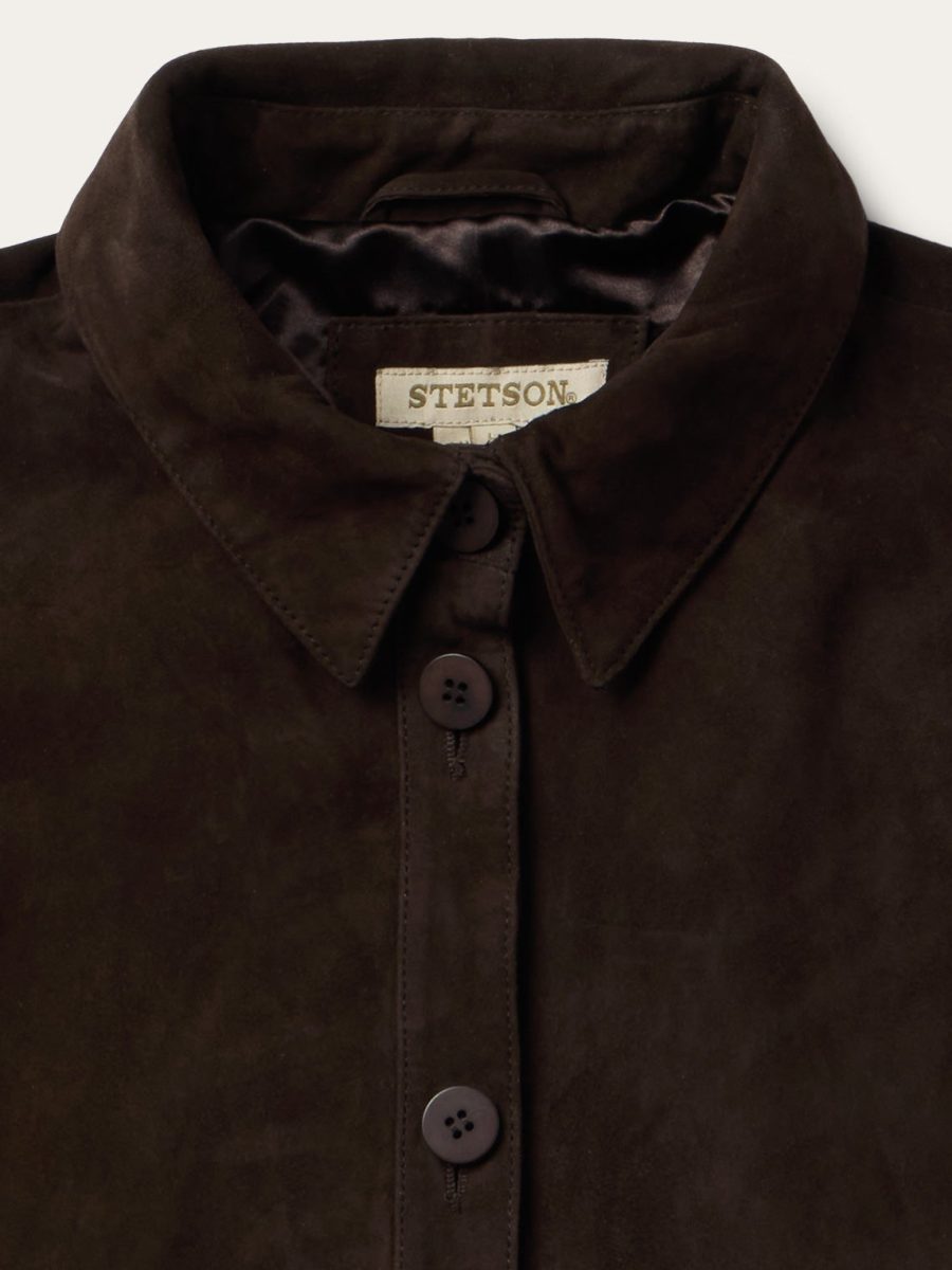 Two Pocket Fringe Suede Jacket